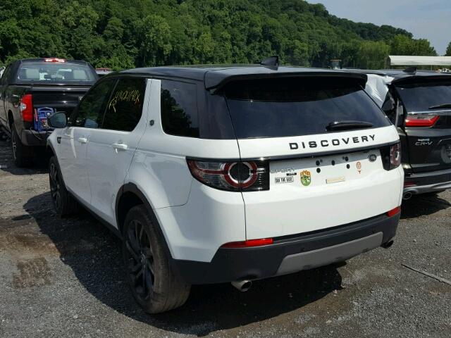 SALCT2BG3HH660677 - 2017 LAND ROVER DISCOVERY WHITE photo 3