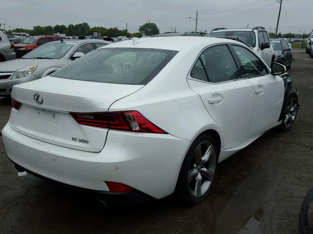 JTHBE1D2XE5003914 - 2014 LEXUS IS WHITE photo 4