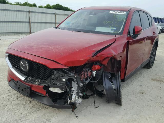 JM3KFADL6H0157343 - 2017 MAZDA CX-5 GRAND RED photo 2