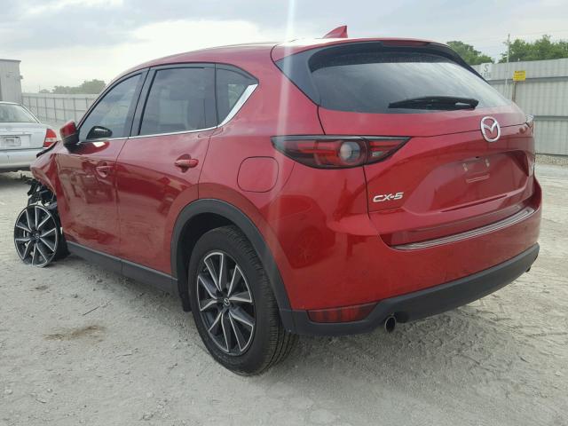 JM3KFADL6H0157343 - 2017 MAZDA CX-5 GRAND RED photo 3