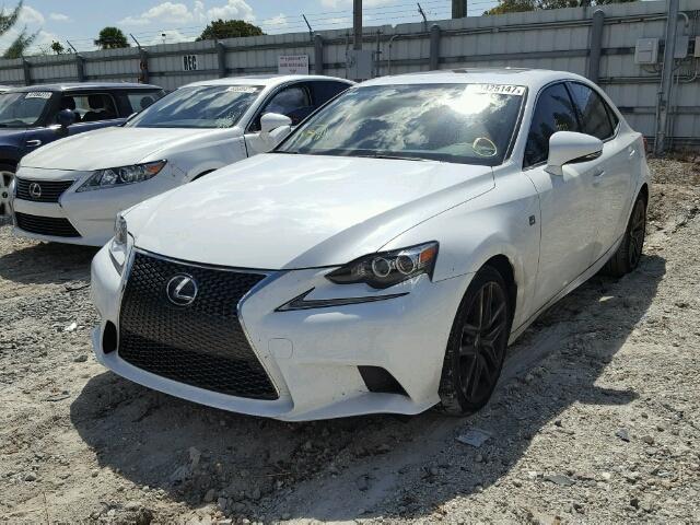 JTHBA1D20G5031865 - 2016 LEXUS IS 200T WHITE photo 2