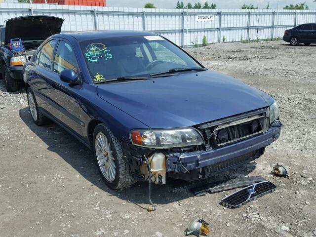 YV1RS58D132277135 - 2003 VOLVO S60 2.4T BLUE photo 1