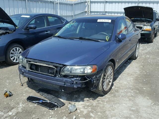 YV1RS58D132277135 - 2003 VOLVO S60 2.4T BLUE photo 2