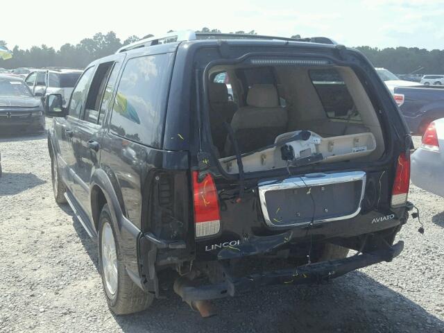 5LMEU68H33ZJ46442 - 2003 LINCOLN AVIATOR 黑色 照片 3