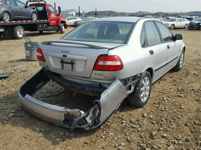 YV1VS29541F686658 - 2001 VOLVO S40 1.9T SILVER photo 4