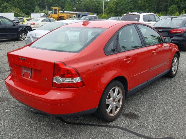 YV1MS390X62218549 - 2006 VOLVO S40 2.4I RED photo 4