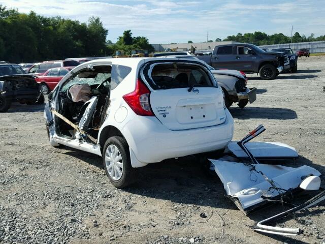 3N1CE2CP0GL380895 - 2016 NISSAN VERSA NOTE WHITE photo 3