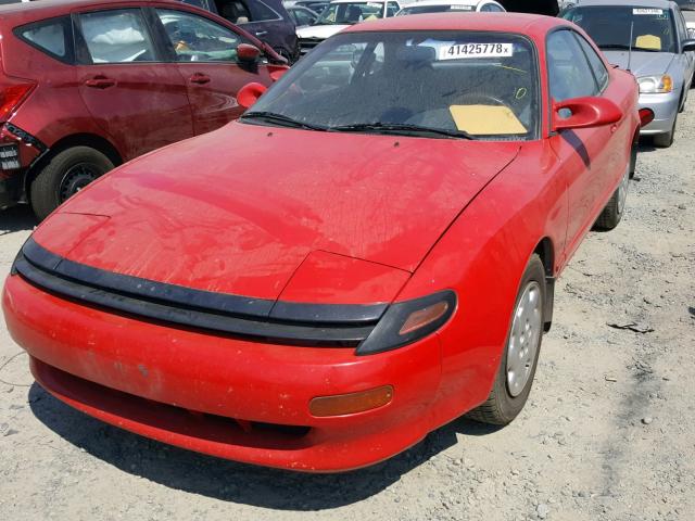 JT2ST87F1L0033028 - 1990 TOYOTA CELICA GT RED photo 2