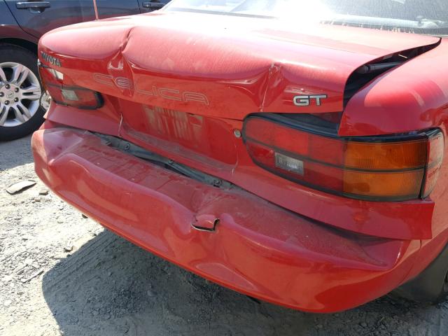 JT2ST87F1L0033028 - 1990 TOYOTA CELICA GT RED photo 9