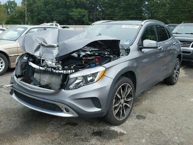 WDCTG4GB8GJ263455 - 2016 MERCEDES-BENZ GLA 250 4M GRAY photo 2