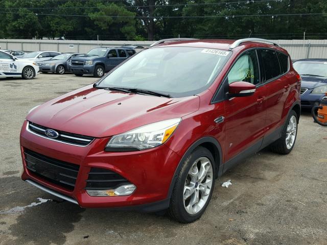 1FMCU0JX6FUA22496 - 2015 FORD ESCAPE TIT RED photo 2