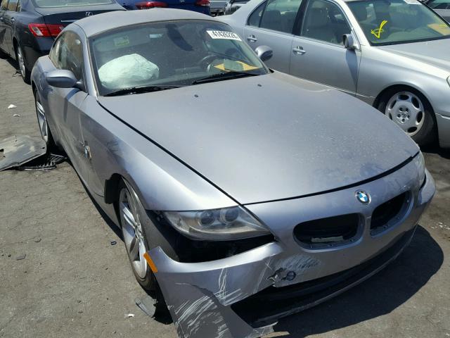 4USDU53507LF77708 - 2007 BMW Z4 3.0SI GRAY photo 1