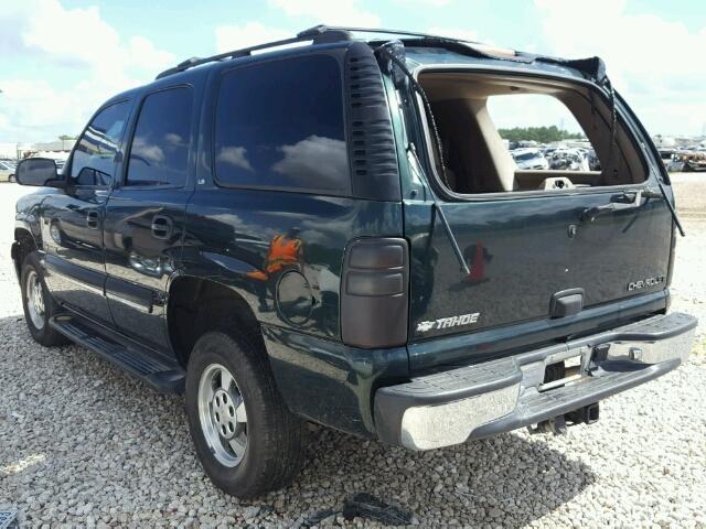 1GNEC13TX1R208027 - 2001 CHEVROLET TAHOE GREEN photo 3