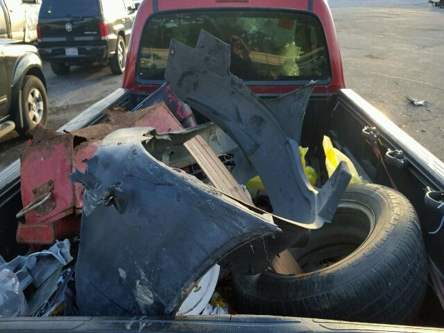 5TENX22N68Z544956 - 2008 TOYOTA TACOMA MAROON photo 6