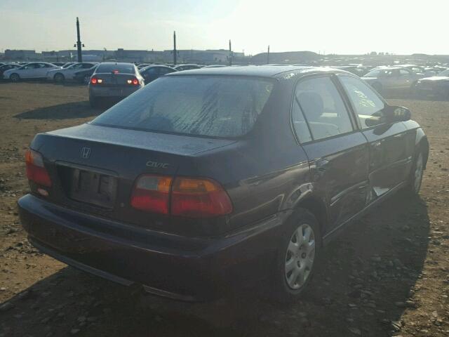 2HGEJ661XYH936285 - 2000 HONDA CIVIC BASE PURPLE photo 4