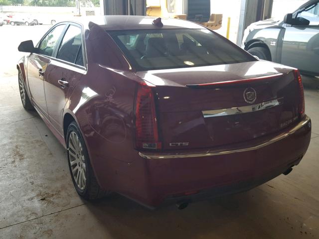 1G6DJ5EV5A0141926 - 2010 CADILLAC CTS PERFOR أحمر صورة 3