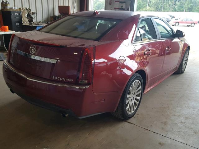 1G6DJ5EV5A0141926 - 2010 CADILLAC CTS PERFOR RED photo 4