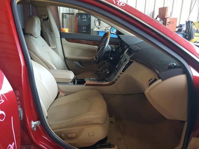 1G6DJ5EV5A0141926 - 2010 CADILLAC CTS PERFOR أحمر صورة 5
