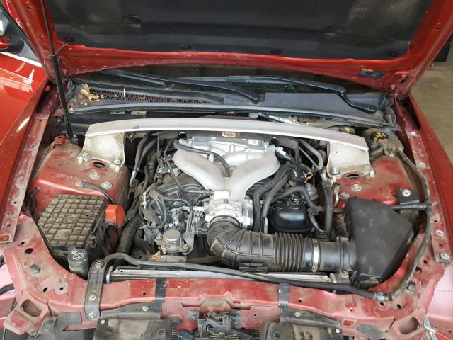 1G6DJ5EV5A0141926 - 2010 CADILLAC CTS PERFOR أحمر صورة 7