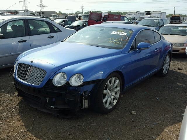 SCBCR73W27C041141 - 2007 BENTLEY CONTINENTA BLUE photo 2