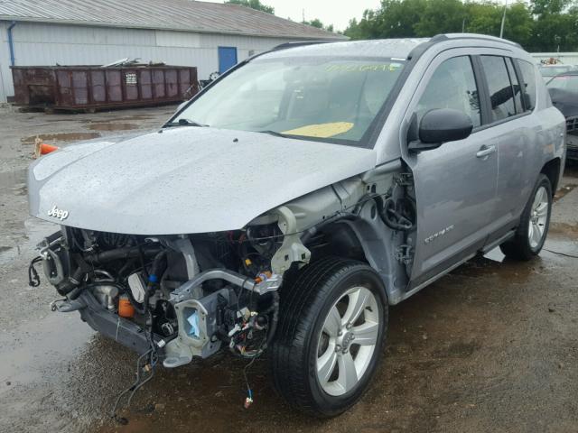 1C4NJCBA8HD148783 - 2017 JEEP COMPASS SP SILVER photo 2