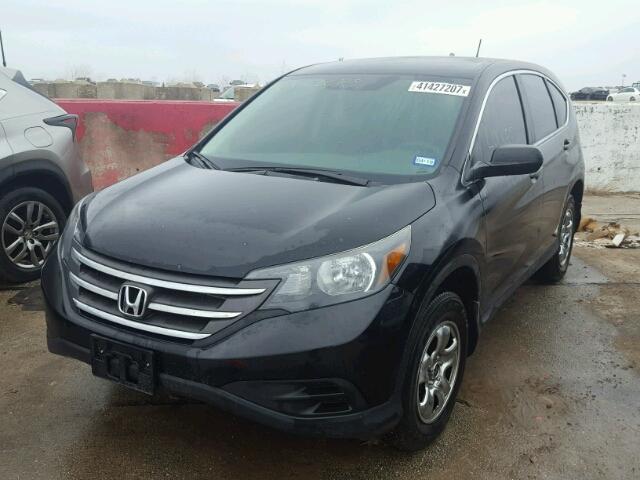 3CZRM3H35DG707439 - 2013 HONDA CR-V LX BLACK photo 2