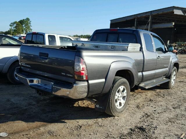 5TEUU4ENXAZ679844 - 2010 TOYOTA TACOMA CHARCOAL photo 4