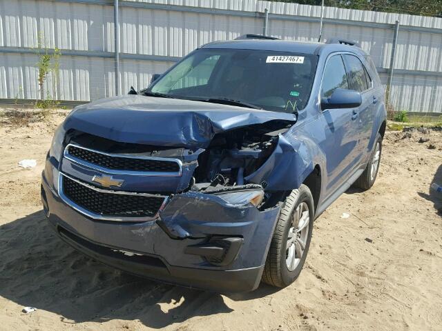 2CNALDEC6B6415304 - 2011 CHEVROLET EQUINOX BLUE photo 2