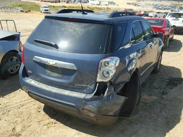 2CNALDEC6B6415304 - 2011 CHEVROLET EQUINOX BLUE photo 4