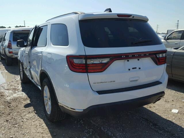 1C4RDHAG2EC575938 - 2014 DODGE DURANGO SX WHITE photo 3