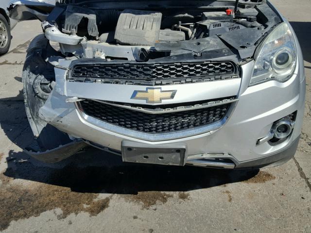 2GNFLGEK4D6317546 - 2013 CHEVROLET EQUINOX SILVER photo 7