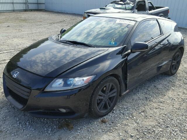 JHMZF1D60BS003044 - 2011 HONDA CR-Z EX BLACK photo 2