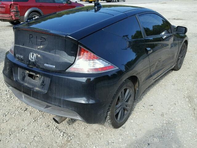 JHMZF1D60BS003044 - 2011 HONDA CR-Z EX BLACK photo 4