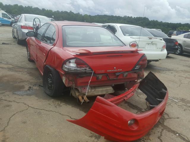 1G2NF52F22C251692 - 2002 PONTIAC GRAND AM S Qırmızı foto 3