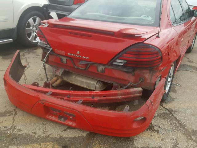 1G2NF52F22C251692 - 2002 PONTIAC GRAND AM S Qırmızı foto 9