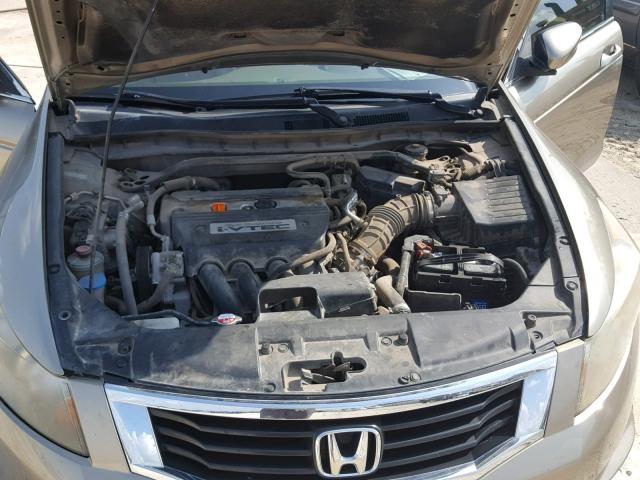 JHMCP26848C057151 - 2008 HONDA ACCORD EXL GOLD photo 7