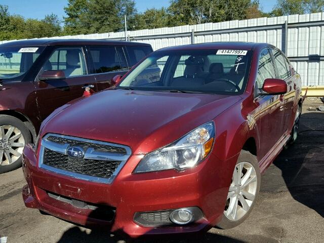 4S3BMBD67E3029590 - 2014 SUBARU LEGACY 2.5 RED photo 2