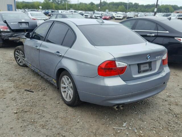 WBAVC93507K033620 - 2007 BMW 328 XI BLUE photo 3