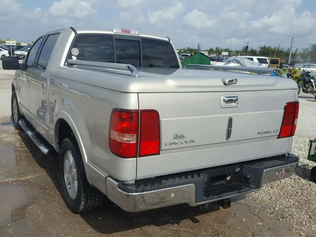 5LTPW16586FJ18743 - 2006 LINCOLN MARK LT SILVER photo 3