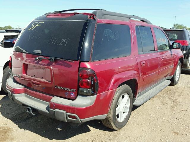 1GNET16S836117071 - 2003 CHEVROLET TRAILBLAZE RED photo 4