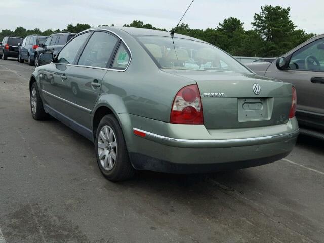 WVWPD63B32P079886 - 2002 VOLKSWAGEN PASSAT GREEN photo 3