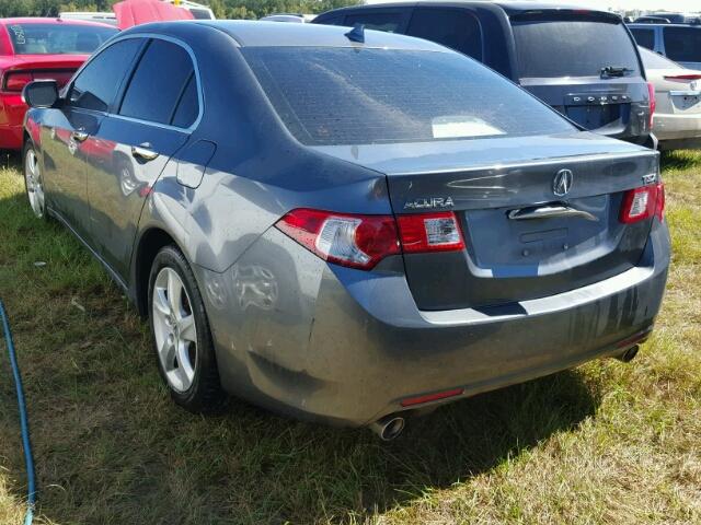 JH4CU26649C016365 - 2009 ACURA TSX GRAY photo 3