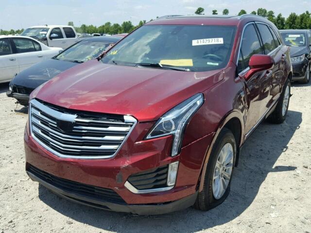 1GYKNARS9HZ226771 - 2017 CADILLAC XT5 BURGUNDY photo 2