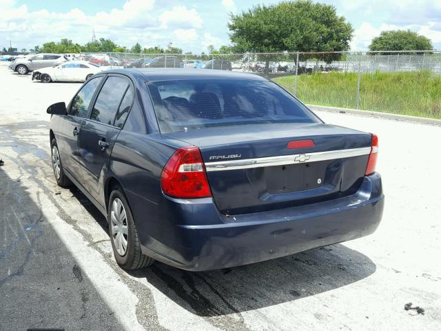 1G1ZS51F26F105042 - 2006 CHEVROLET MALIBU LS ლურჯი ფოტო 3
