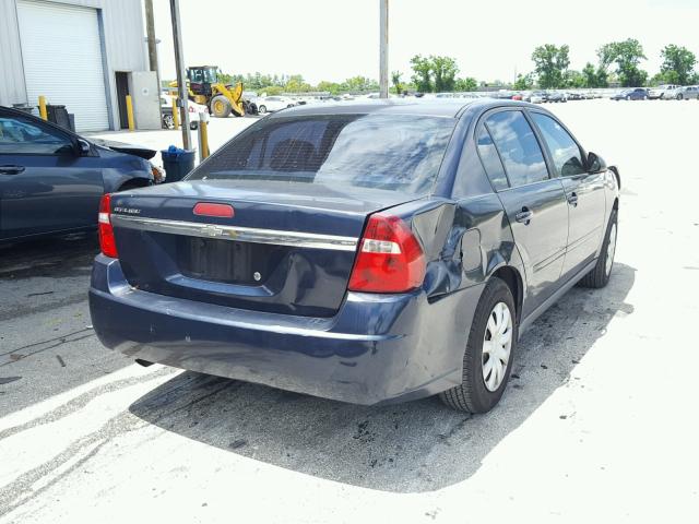 1G1ZS51F26F105042 - 2006 CHEVROLET MALIBU LS ლურჯი ფოტო 4