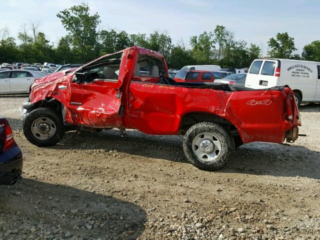 1FTSF21P06EA87876 - 2006 FORD F250 SUPER RED photo 10