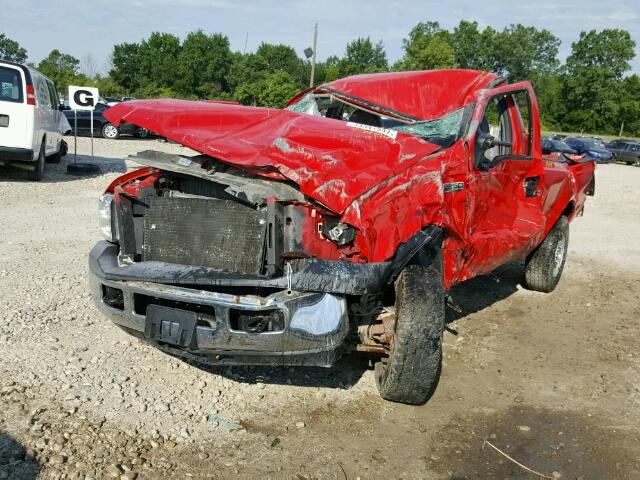 1FTSF21P06EA87876 - 2006 FORD F250 SUPER RED photo 2