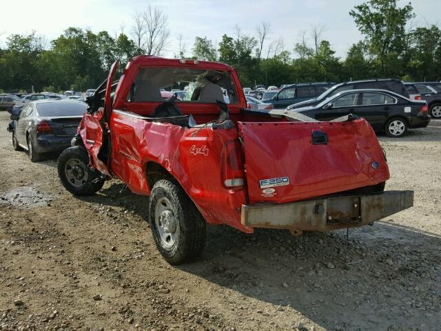 1FTSF21P06EA87876 - 2006 FORD F250 SUPER RED photo 3