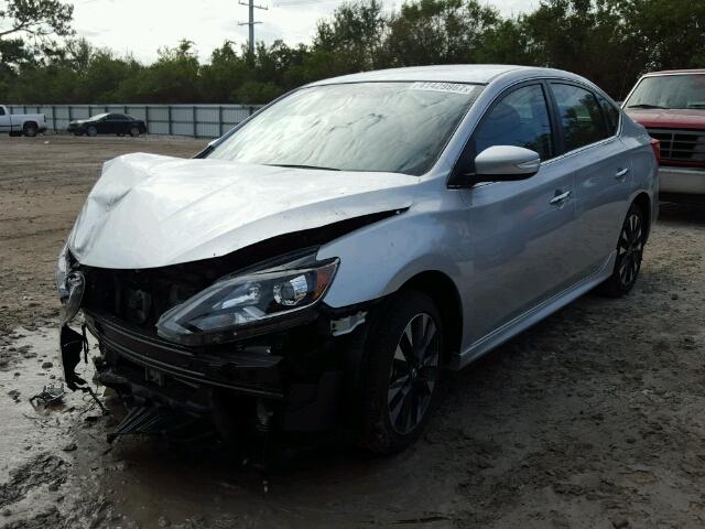 3N1AB7AP7HY245188 - 2017 NISSAN SENTRA S SILVER photo 2