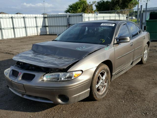 1G2WP52K22F228295 - 2002 PONTIAC GRAND PRIX BROWN photo 2
